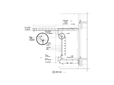  门头雨蓬cad节点大样图 