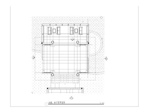  亭子平面剖面图详图 节点大样图 