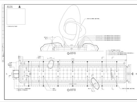  雕塑水景CAD节点大样 