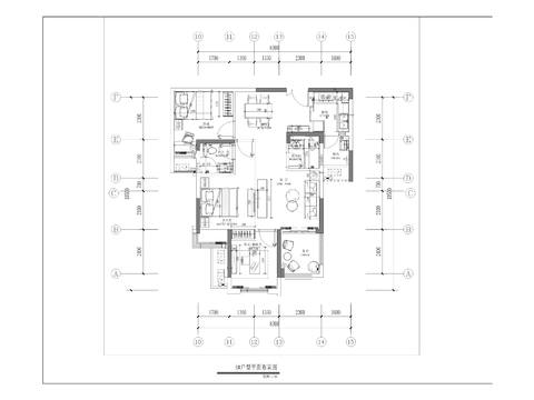  重發(fā)置業(yè)公司保障房室內(nèi)改造工程cad施工圖 