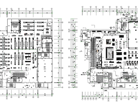  某超市cad平面图 