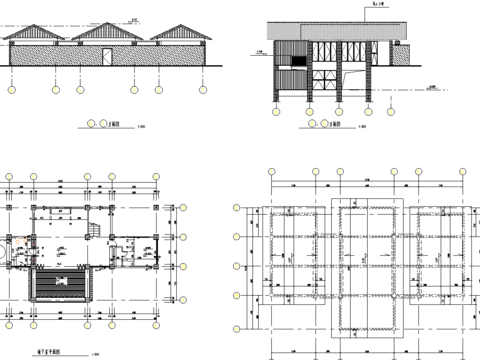  渡假村总统套房cad施工图 
