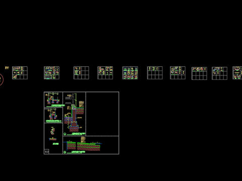 栏杆通用节点详图 