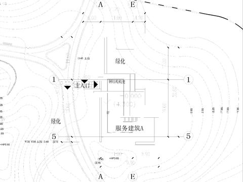  公园餐厅包间CAD施工图 