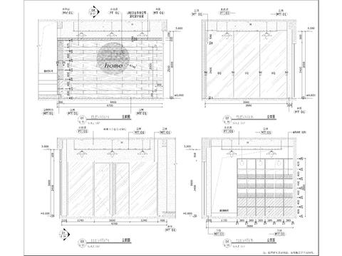  商业大堂cad大样图 