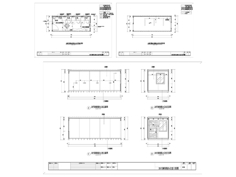  20英尺集裝箱辦公室cad平面圖 
