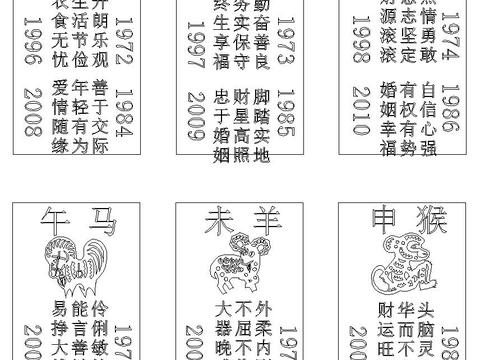  雕刻图案cad图库 