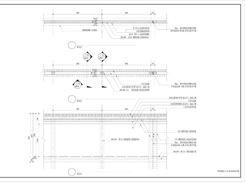  25(3.5M高)标准段详图cad大样图 