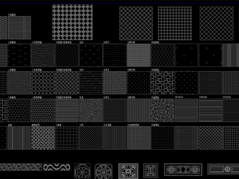  cad平面填充图块平面节点 