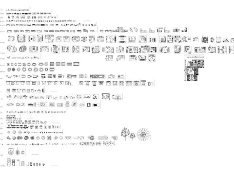  精选家居cad图库 