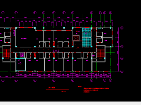  某宾馆cad施工图 