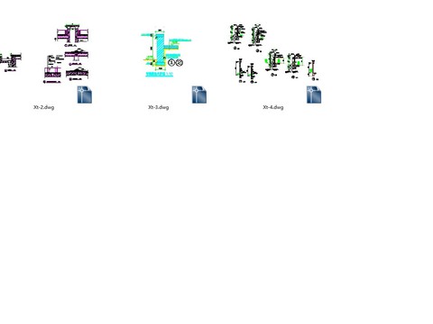  4个女儿墙节点大样 