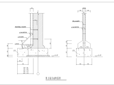  剪力墙节点大样 