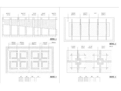  350款地面拼花图案cad图库 