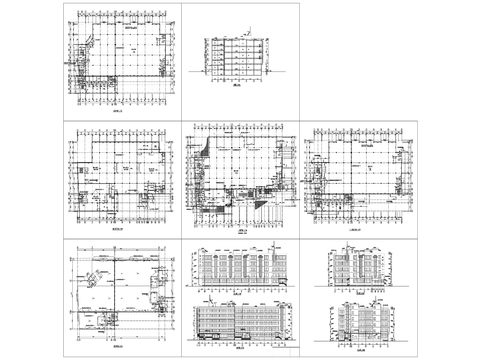  17廠房建筑cad施工圖 