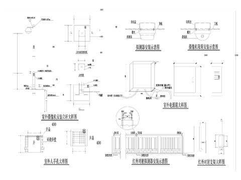  智能弱电系统cad图库 