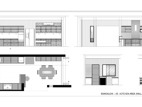  厨房节点大样图 