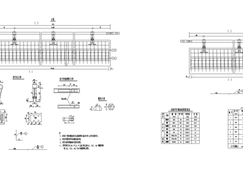  护栏钢筋构造节点大样 