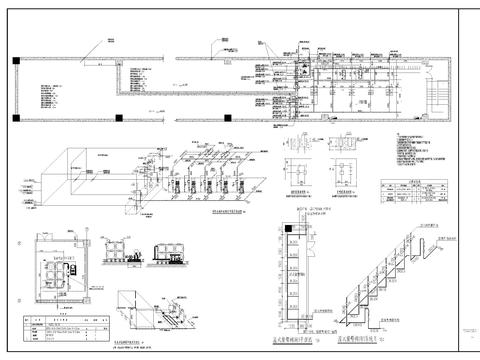  消防水池及泵房节点大样图 
