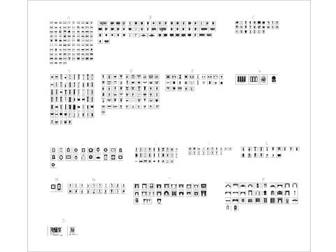  大理石 石材 砂岩图例cad图库 