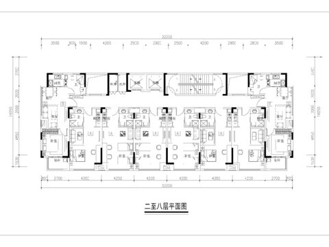  人才公寓cad平面图 