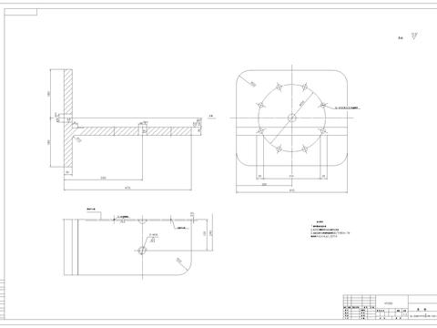  金属角铁详图节点大样 