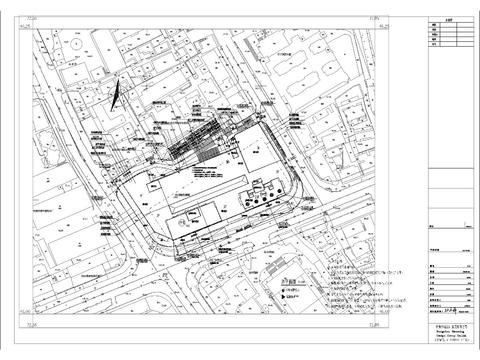  立体停车库二氧化碳气体灭火工程cad施工图 