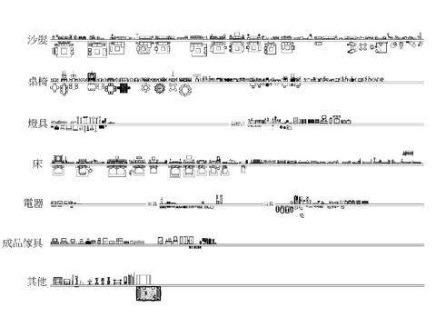  常用CAD模块精品平面立面剖面图库 