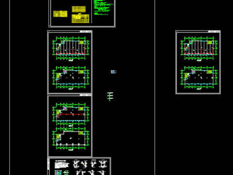  鼎世华府19楼东侧商业给排水CAD施工图 