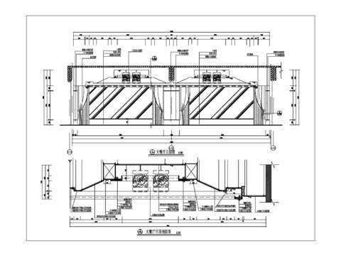  餐厅立面节点大样图 