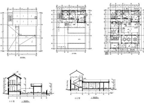  11美丽乡村CAD建筑图cad平面图 