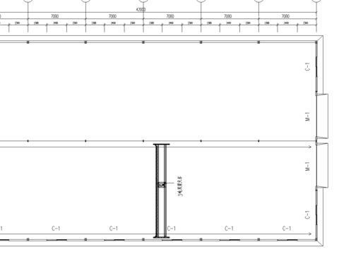  某公司D栋厂房cad施工图 