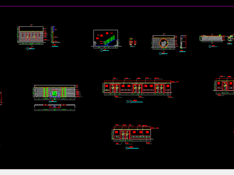  闲中心全套施工图 