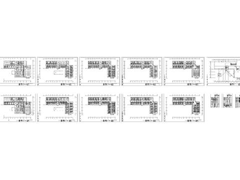  管理信息楼空调图CAD施工图 