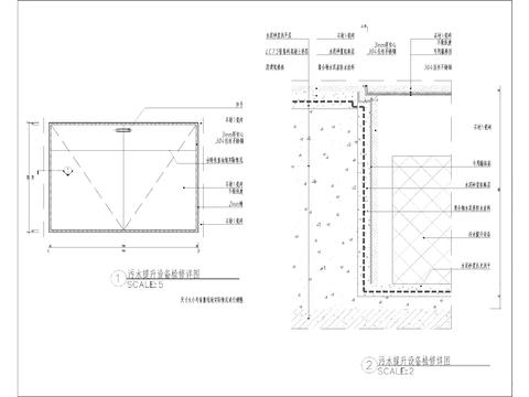  地漏通用cad大样图 
