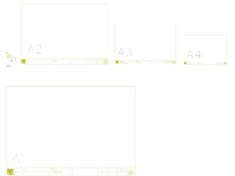  高文安图框cad图库 