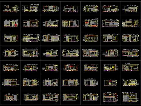  100款客厅电视背景造型墙 