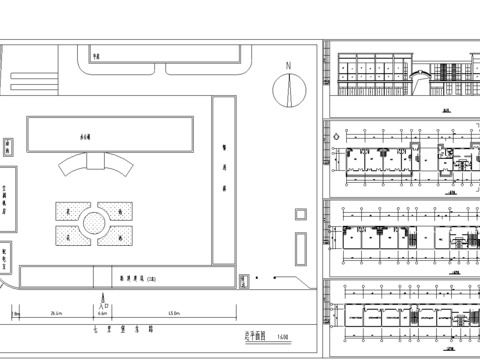  沿街綜合樓建筑圖紙 