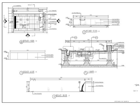  特色水景cad大样图 