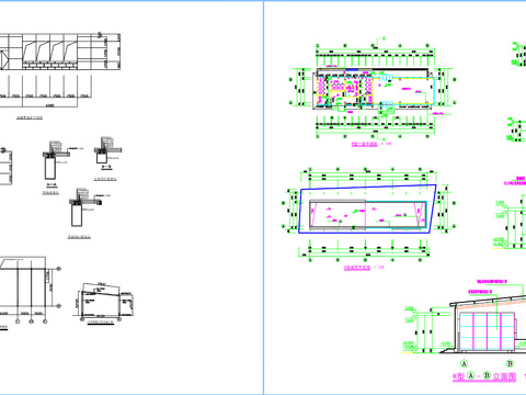  公廁建筑cad施工圖 