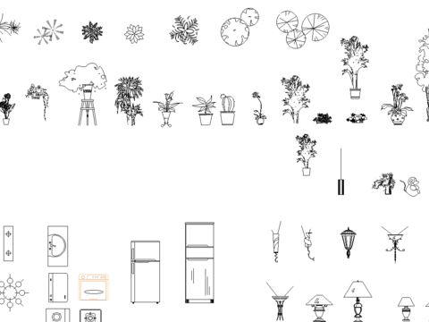  室内装饰cad图库 