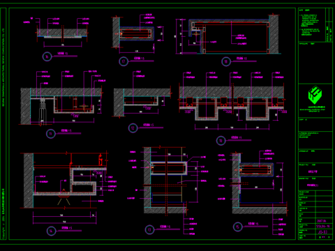  某别墅cad大样图 