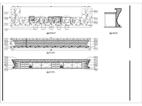  酒店大堂服务台节点大样 