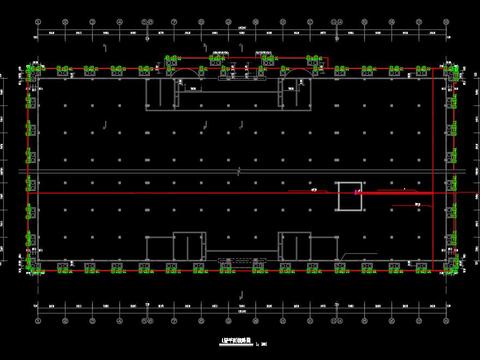  大楼亮化照明cad施工图 