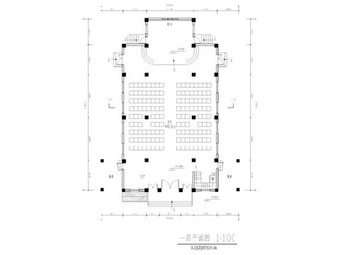  整套十字天主教堂CAD施工圖 