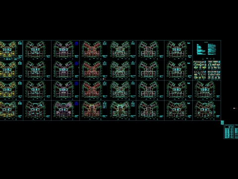  学生公寓cad施工图 