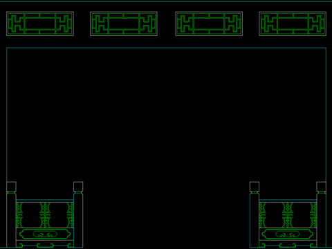  隔断设计CAD图库 
