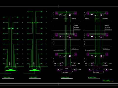  高层住宅电气设计cad施工图 
