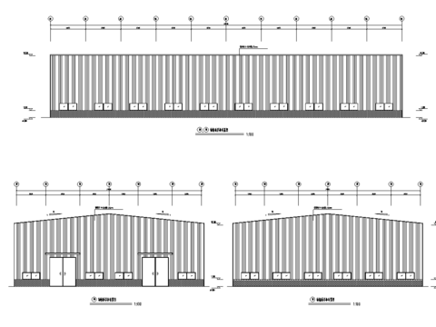  某公司60×32廠房工程CAD施工圖 