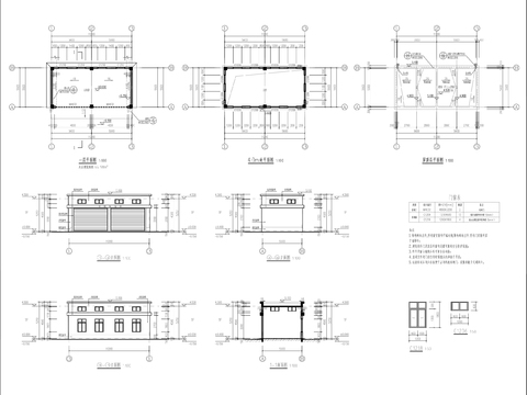  垃圾转运站建筑图 垃圾中转站cad大样图 